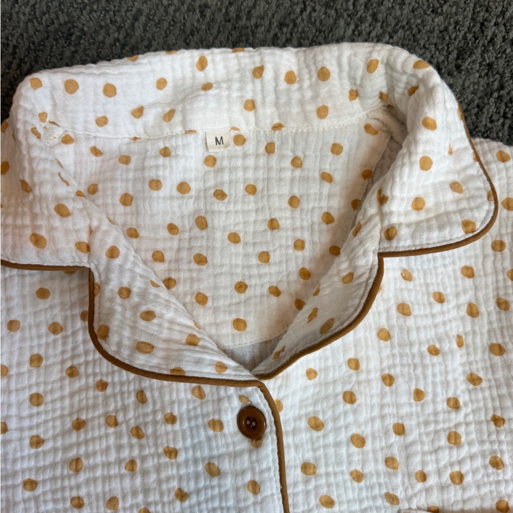 Cotton muslin pajama set - Picture 4 of 5
